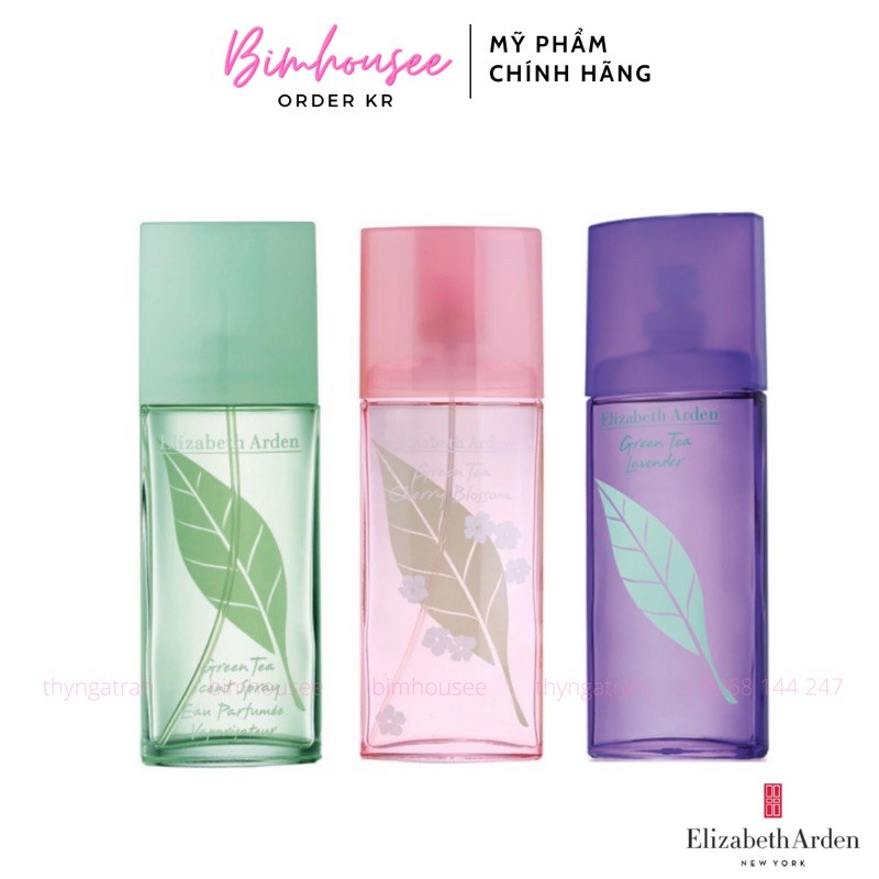 [Đủ bill] 30ml - 100ml Nước hoa Elizabeth Arden Green Tea Lavender Cherry Blossom | Thế Giới Skin Care