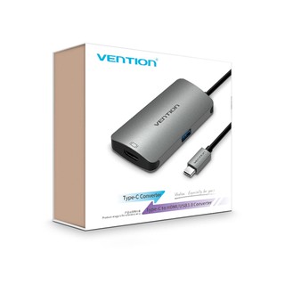 CÁP CHUYỂN ĐỔI TYPE-C SANG TYPE-C/HDMI 4K/USB 3.0 VENTION CGIHA