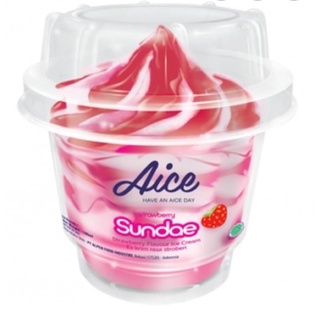 Kem Ly Dâu AICE Singapore (HCM - Giao nhanh 2h Shopee Express)