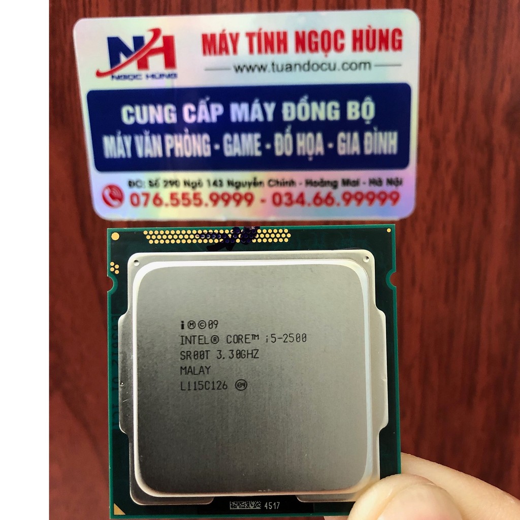 Bộ xử lý Intel® Core™ i5-2500 6M bộ nhớ đệm, tối đa 3,70 GHz