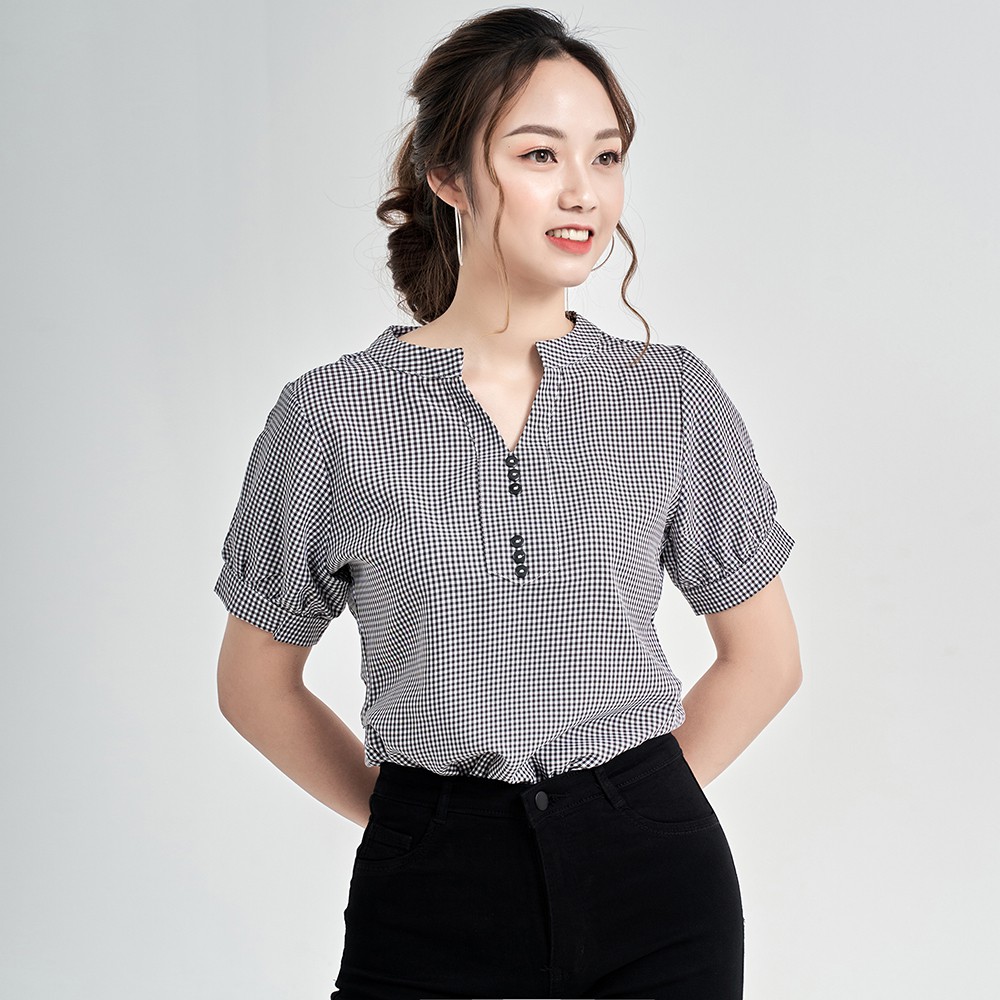 Áo Sơ Mi kẻ Caro Nhỏ