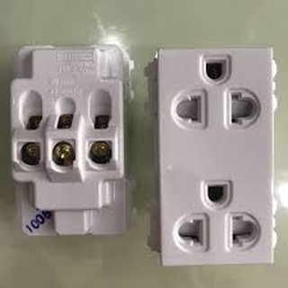 hạt Ổ cắm đơn 3 chấu S18CC Sino