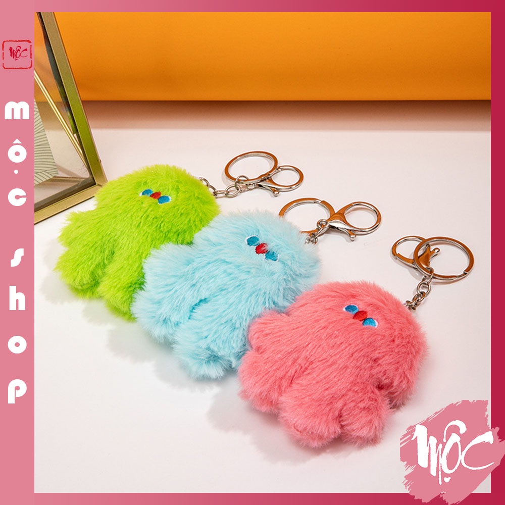 Móc khóa bạch tuộc cute, móc cài cho balo, túi, móc chìa khóa