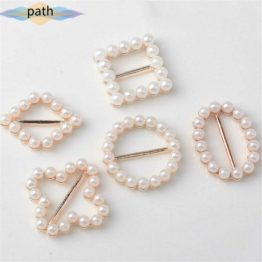 Nút thắt buộc dây ruy băng chống trượt đính ngọc trai nhân tạo đẹp mắt