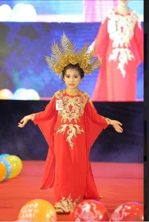 set trang phục áo dài biểu diễn