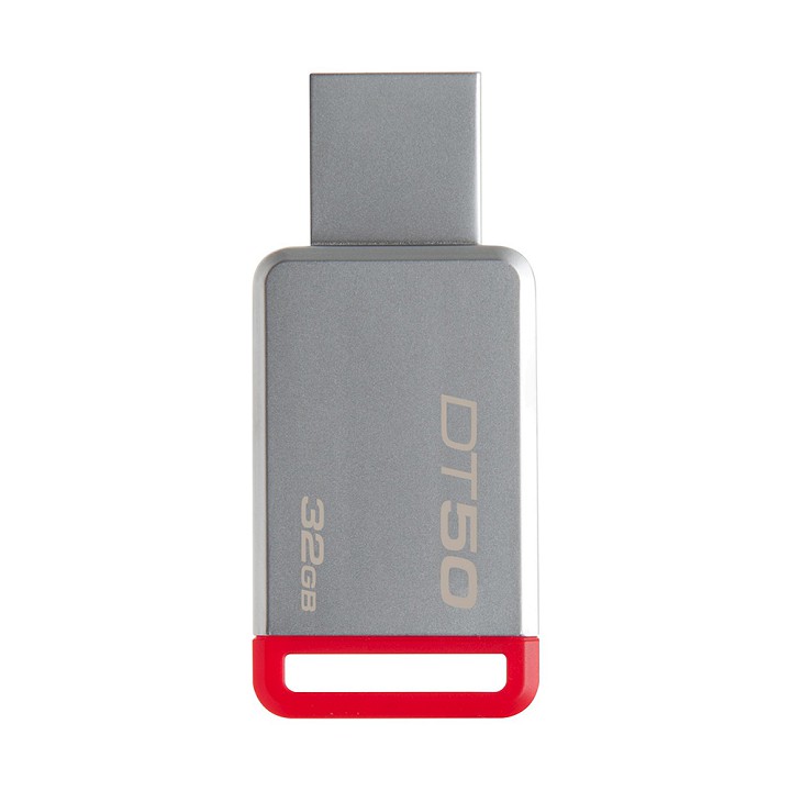 USB Kingston 32GB DataTraveler DT50 – Vỏ thép nguyên khối – Chịu va đập – Kháng nước – CHÍNH HÃNG – Bảo hành 5 năm