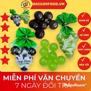 Thạch nổ nho kyoho jelly hàn quốc - thạch nổ nho xanh / nho đen túi 7 viên cực thơm ngon