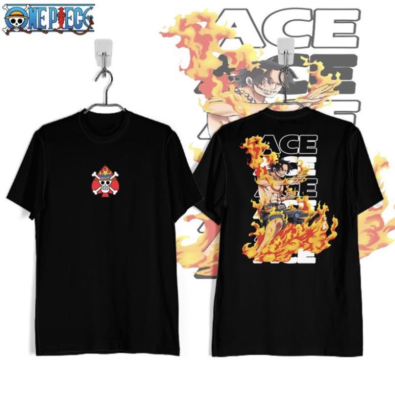 SIÊU HOT -  Áo thun One Piece x ANSTHTCS - Ace - One Piece Anime cực chất
