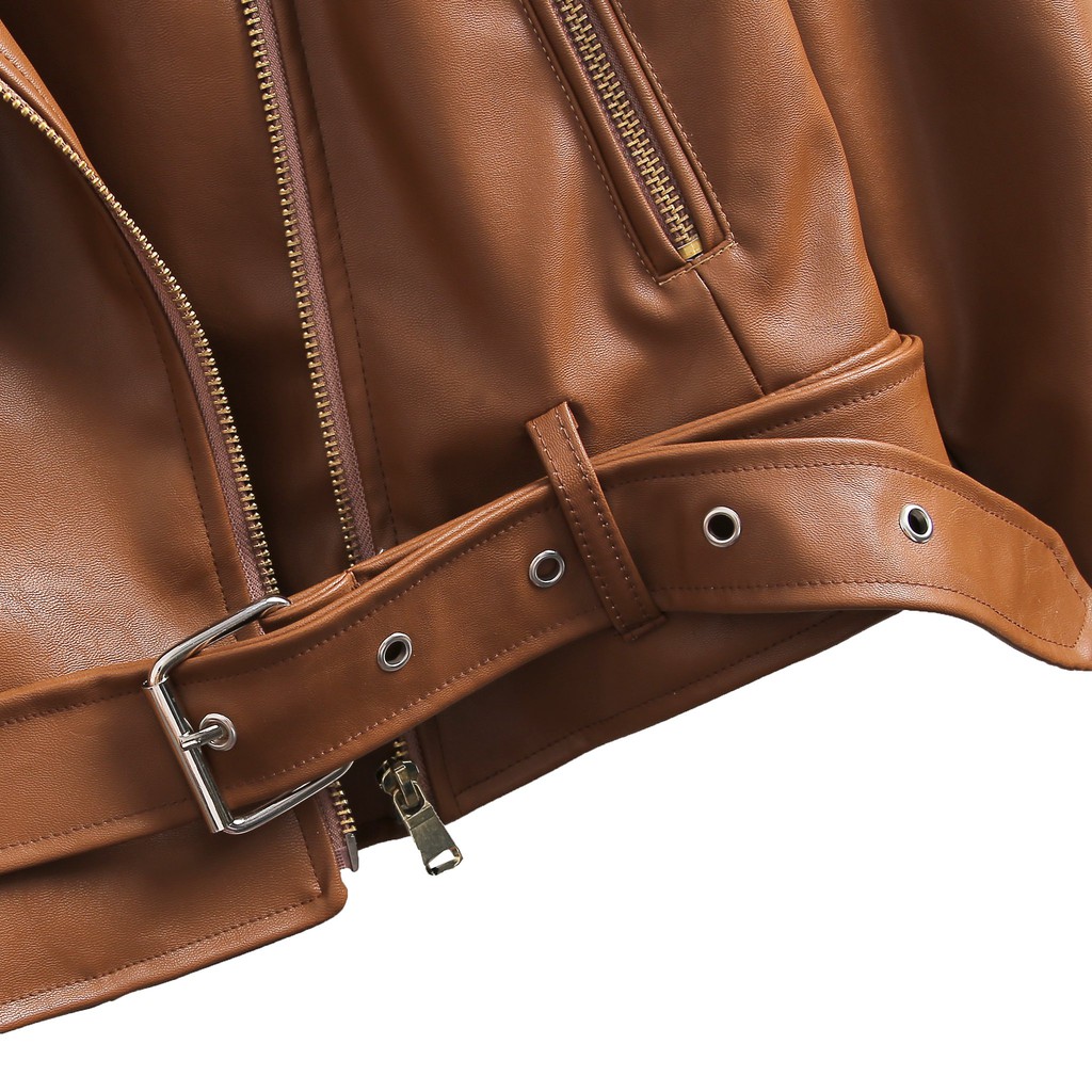 Áo khoác da nữ dáng vest có túi Ak21 -ẢNH CHỤP THẬT | BigBuy360 - bigbuy360.vn