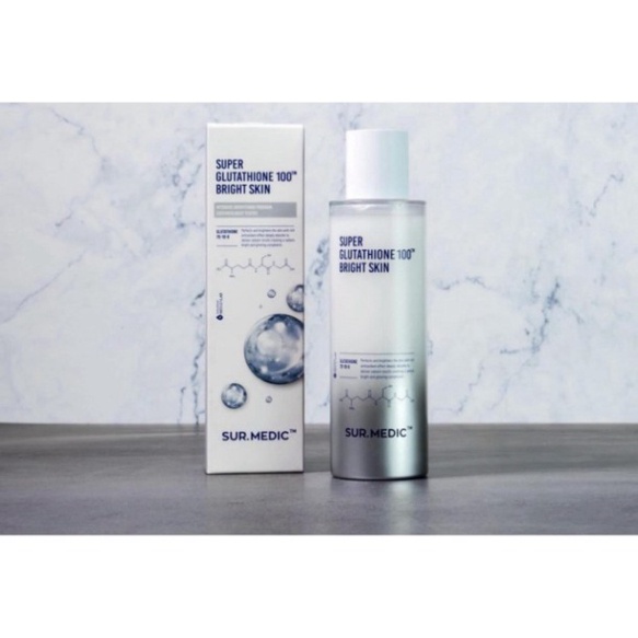 Toner Trắng Da Sur.Medic Super Glutathione 100 Bright Skin