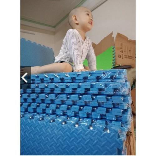 BỘ 16 MIẾNG THẢM XỐP LÓT SÀN - VÂN KHẾ (kích thước 1 tấm 60x60x1cm)