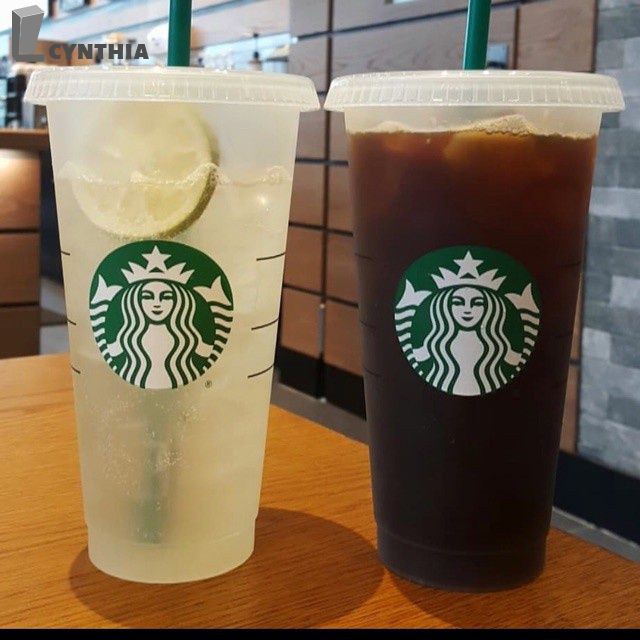 Ly Nhựa Đổi Màu Starbucks Có Thể Tái Sử Dụng Thiết Kế Độc Đáo