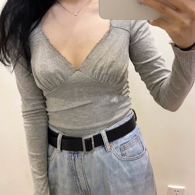 Áo thun dài tay cúp ngực F21 | BigBuy360 - bigbuy360.vn