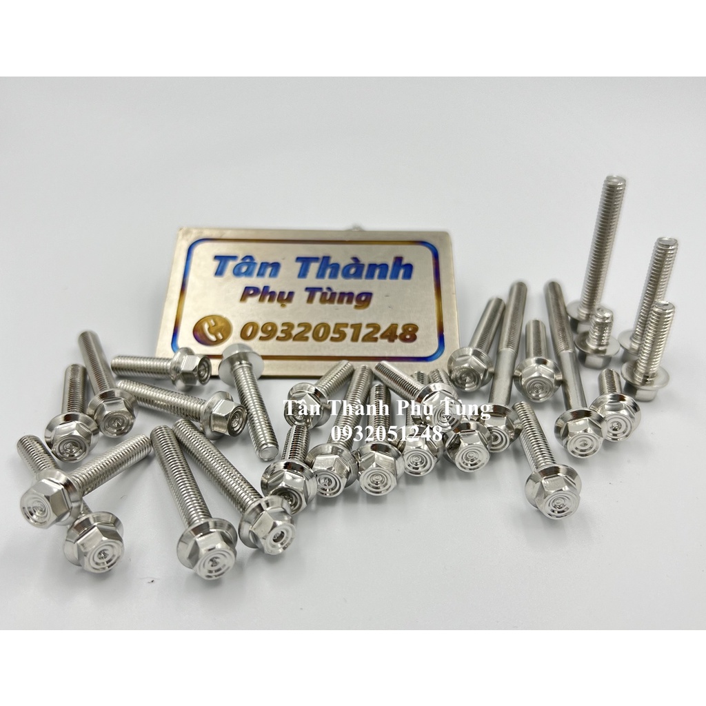 Bộ ốc lốc máy SALAYA đầu Thái Raider FI- Satria 26 con