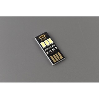 Đèn 3 LED USB B41 - màu BLACK - sáng 100 Lumens