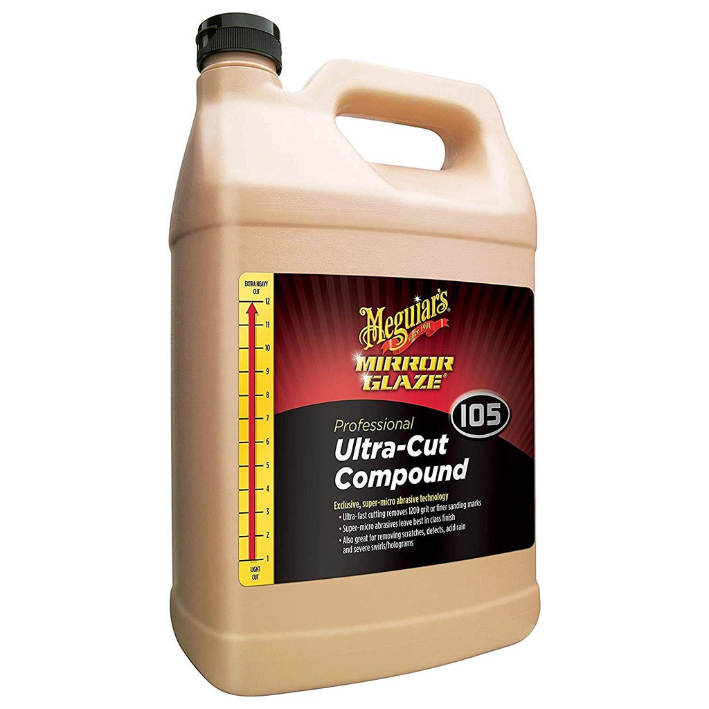 Meguiar's Xi phá xước - Mirror Glaze Ultra-Cut Compound, M10501, 1 Gallon