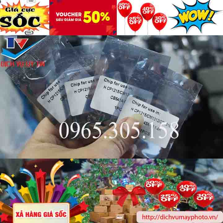 Chíp nhận mực cho máy in Canon 5050 HP CP 1215 CM1312 CP 1518 chuẩn giá rẻ