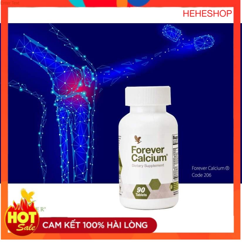 ⚡ CHÍNH HÃNG ⚡ 206 FLP - VIÊN BỔ SUNG CANXI LÔ HỘI FOREVER CALCIUM 206 FLP