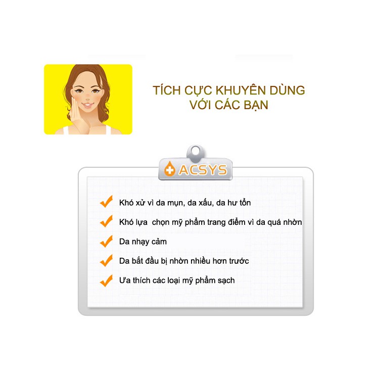 Sữa Rửa Mặt Giảm Mụn Sạch Nhờn Dịu Nhẹ Da Nhạy Cảm SNP Acsys Cleansing Foam