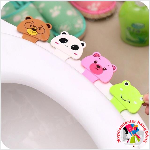 Dụng cụ hỗ trợ mở nắp bồn cầu hình thú