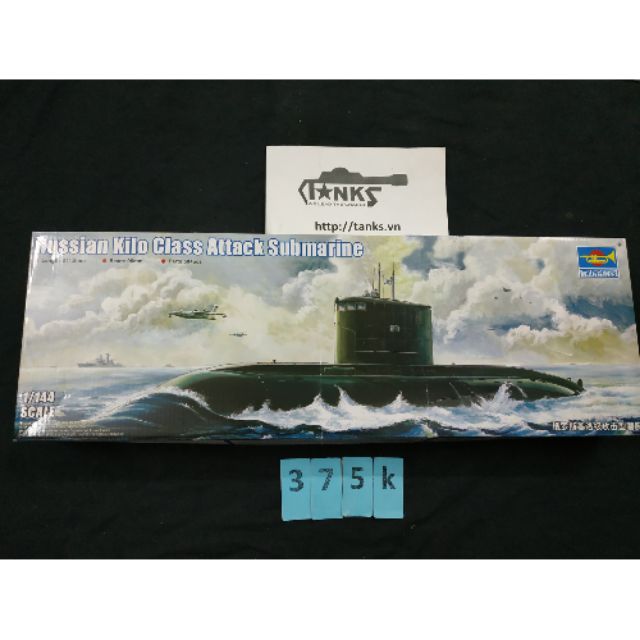 Bộ kit lắp ráp tàu ngầm Kilo 1/144