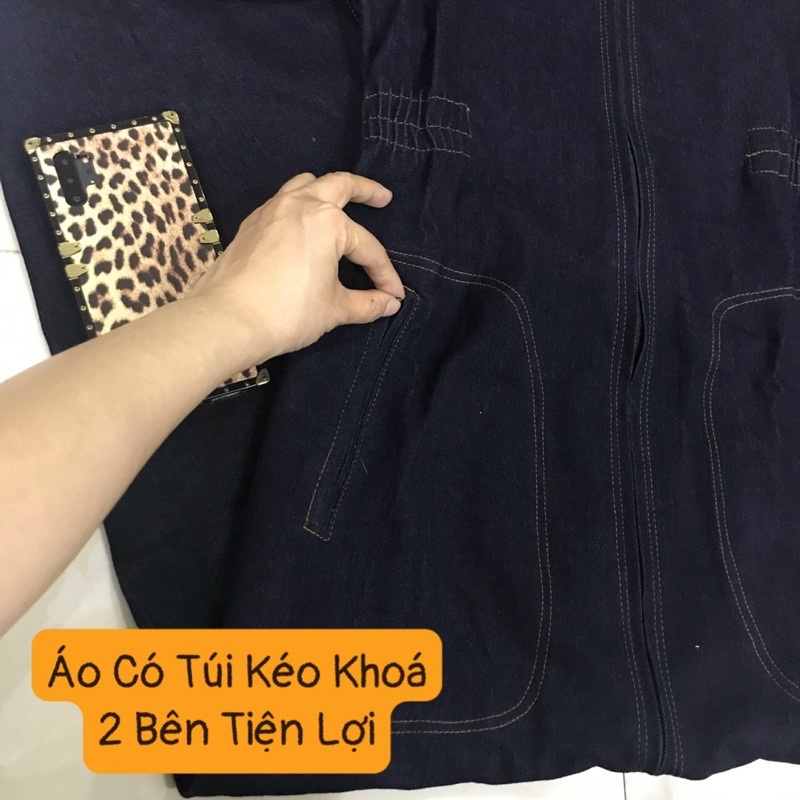 ÁO VẢI BÒ CHOÀNG DÀI TOÀN THÂN CHỐNG TIA UV CHỐNG NẮNG CAO CẤP
