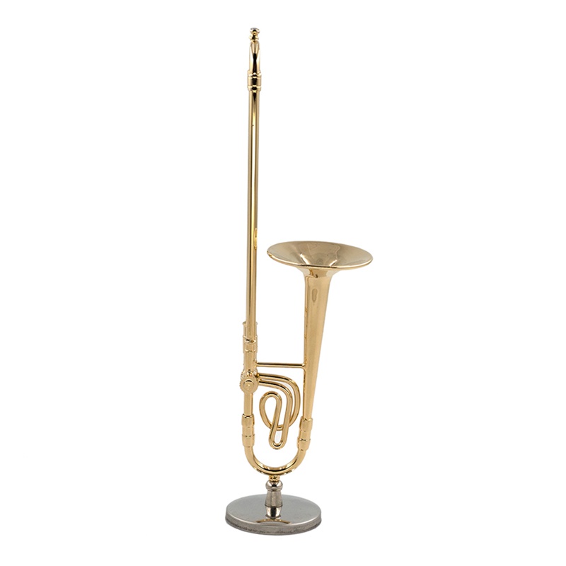 Kèn Trombone el Mini 12cm Kèm Hộp Da Màu Đen