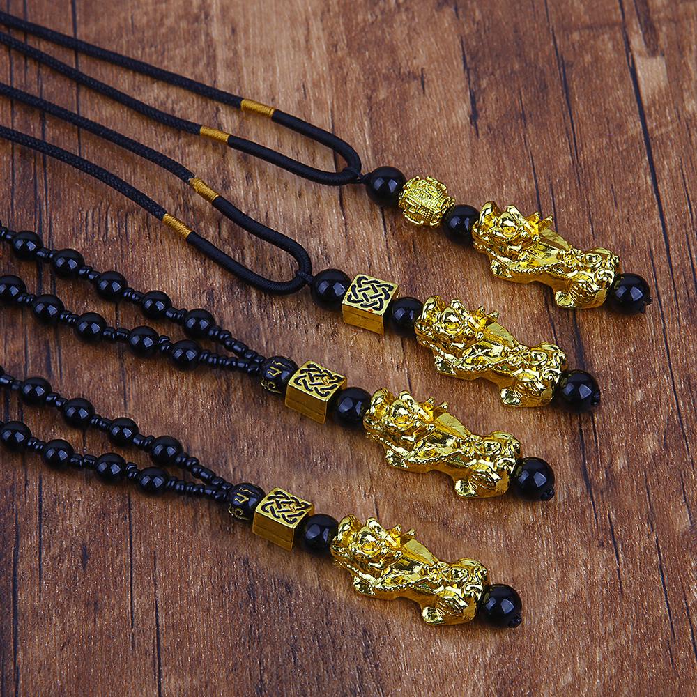 Vòng cổ Mặt Đá Pixiu May Mắn Thời Trang Cho Nam