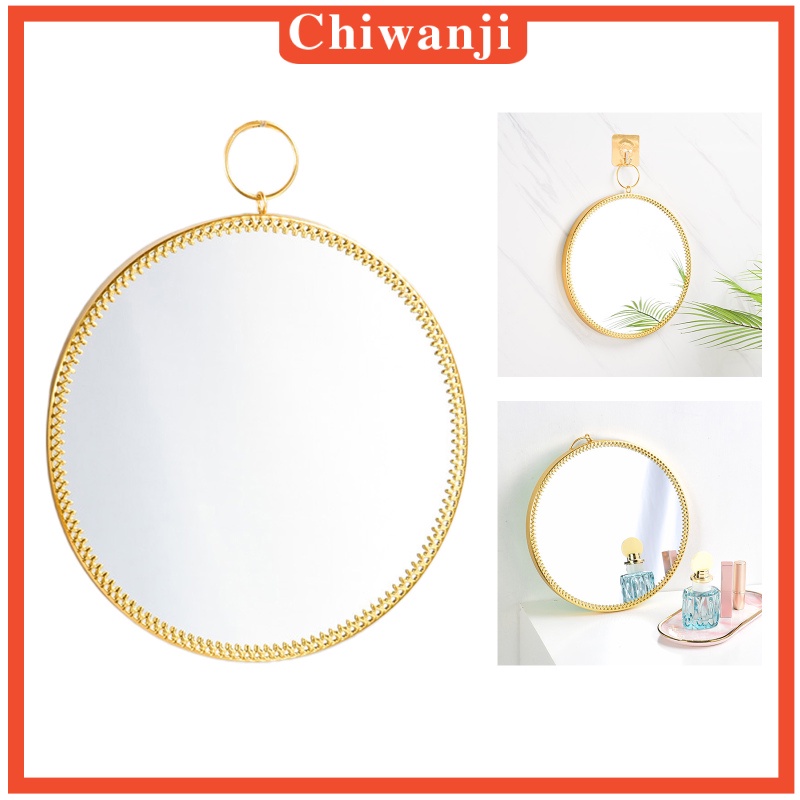 [CHIWANJI]Round Mirror Makeup Vanity Dressing Mirror Bathroom Mirrors