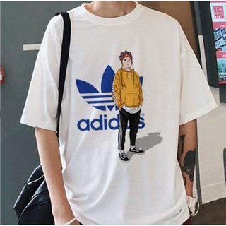 Áo thun tay lỡ unisex đường tăng cực ngầu