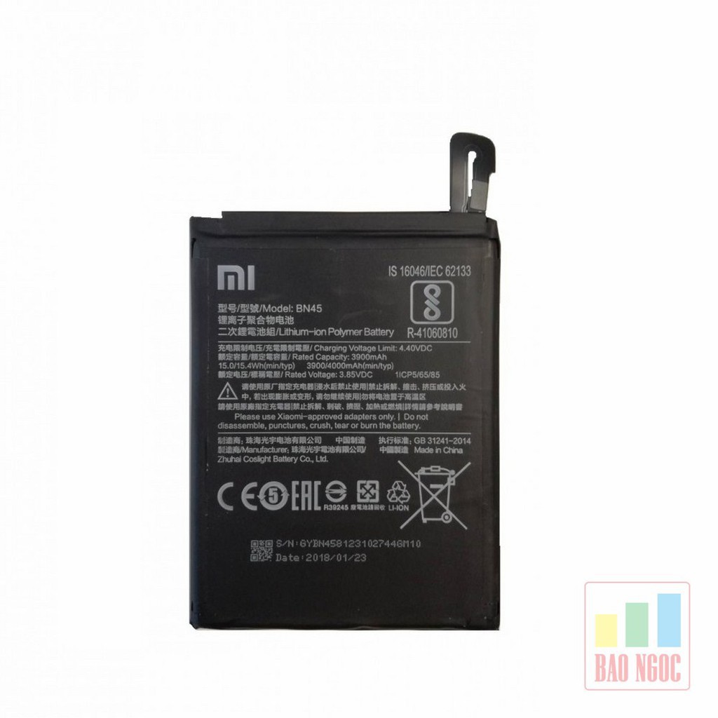 Pin thay thế cho Xiaomi Redmi Note 5 / Note 5 Pro (BN45) zin 100% có Bh
