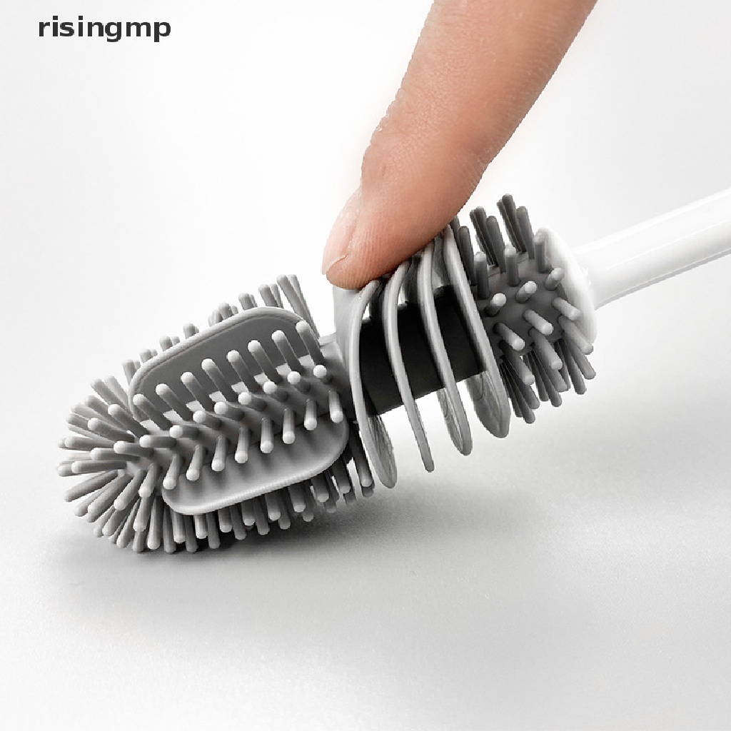 Cọ Silicone Cán Dài Vệ Sinh Ly Cốc Tiện Dụng ♨Trên đó