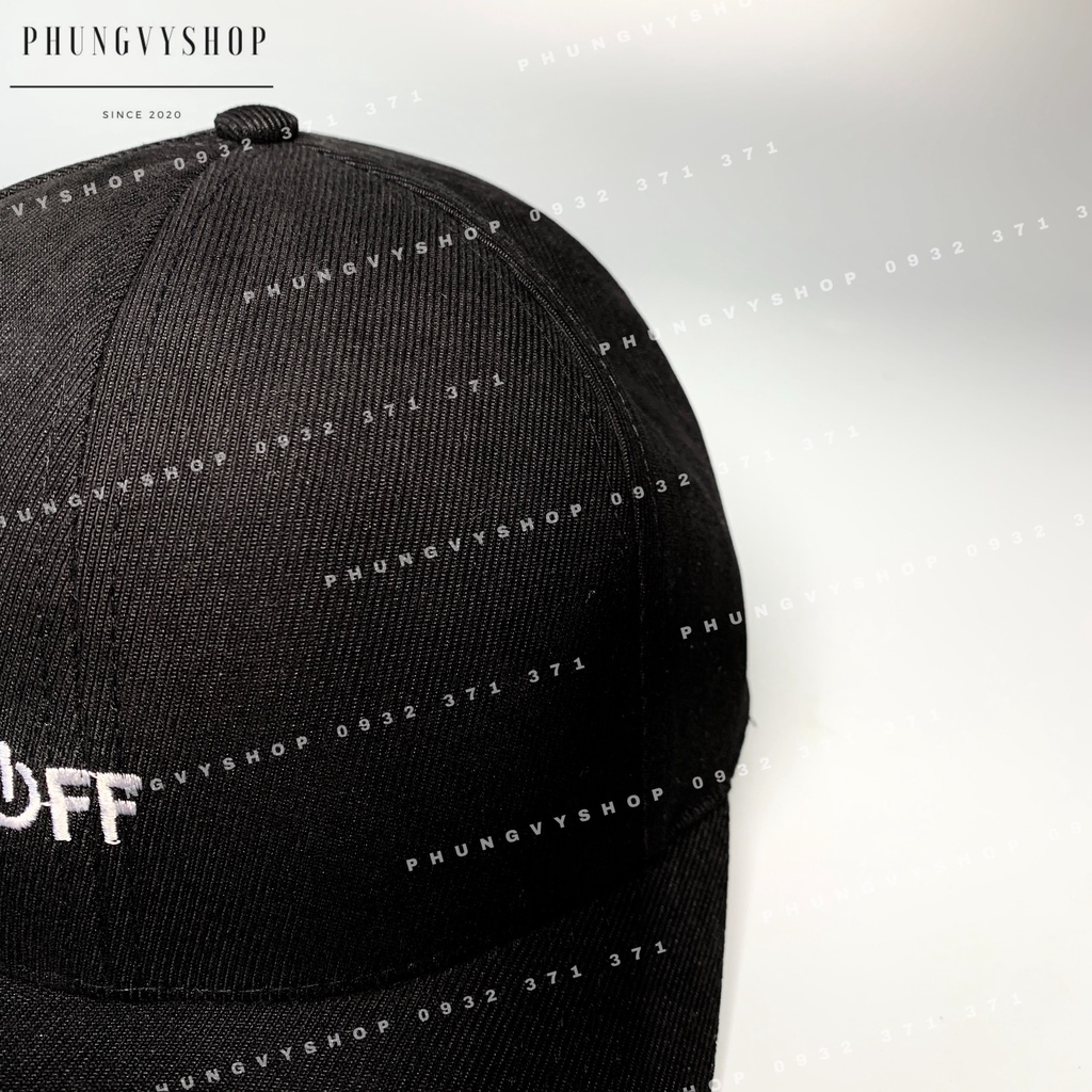 Mũ LƯỠI TRAI NHUNG unisex NAM NỮ- Thêu “OFF” - nón kết