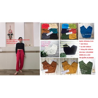 💛🧡💚 QUẦN ALIBABA MÀU TRƠN