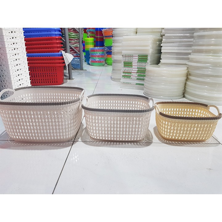 Giỏ Nhựa Đựng Đồ Đa Năng Song Long Nhiều Size