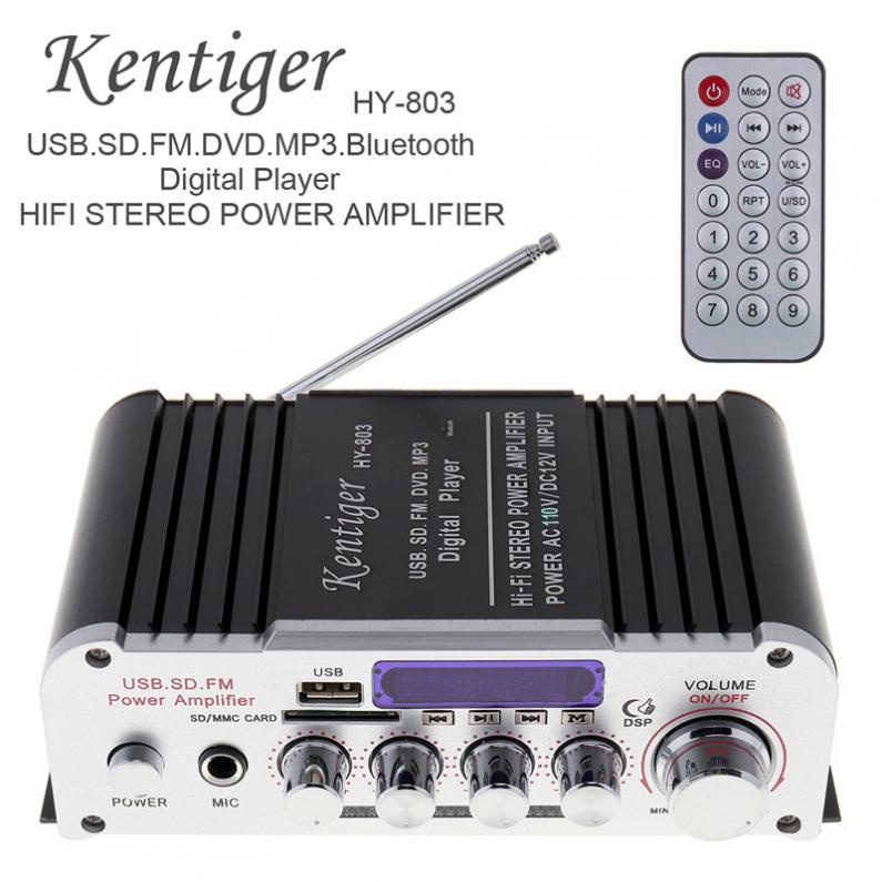 Amply karaoke mini 12v, Amly mini Kentiger HY 803, âm ly chơi nhạc âm thanh cực đỉnh, hàng nhập khẩu