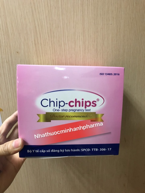Que thử thai Chip Chips ( Hộp 12 chiếc )