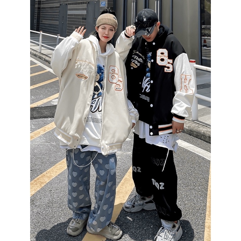 (HCM) ÁO KHOÁC DÙ BOMBER NAM NỮ UNISEX FORM RỘNG THỜI TRANG TRẺ TRUNG HOT HIT CHO CÁC BẠN TRẺ KME FASHION