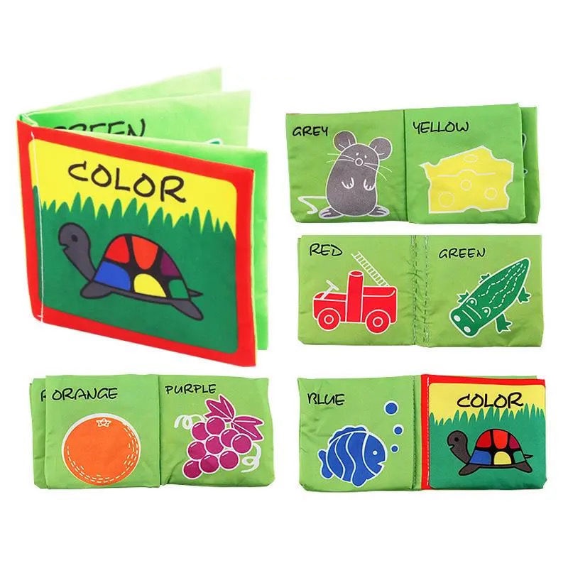 Sách Đồ Chơi Bằng Vải Mềm Mại Dành Cho Bé 0 Đến 6 Tháng Tuổi