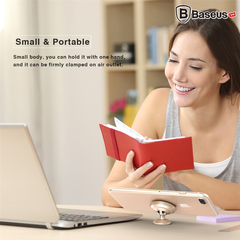 Đế giữ điện thoại nam châm xoay 360 trên ô tô Baseus LV186 - Huco Việt Nam | BigBuy360 - bigbuy360.vn