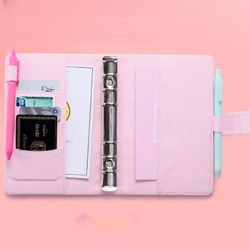 Ví Da Đựng Tiền / Thẻ A6 6 Hình Bao Thư Tròn Nhiều Màu Sắc