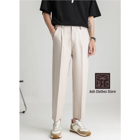 Quần baggy nam ống rộng phong cách Hàn ảnh thật BG01 - Anhclothes Store