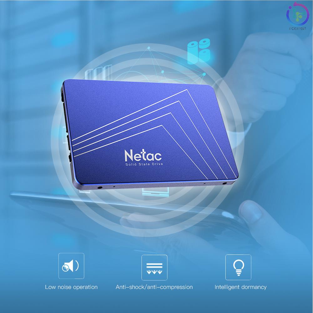 Netac N500S SSD 120GB 2.5inch SATA III HDD Hard Disk SATA6Gb/s Solid State Drive 3D TLC Nand Flash for Laptop Desktop PC