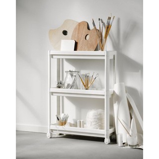 Kệ để đồ 3 tầng có bánh xe VESKEN IKEA