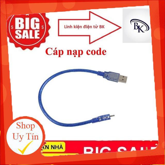 DÂY Cáp MiNi USB 30cm ( Cho Arduino Nano)-linhkiendientubk micro usb dây nạp code