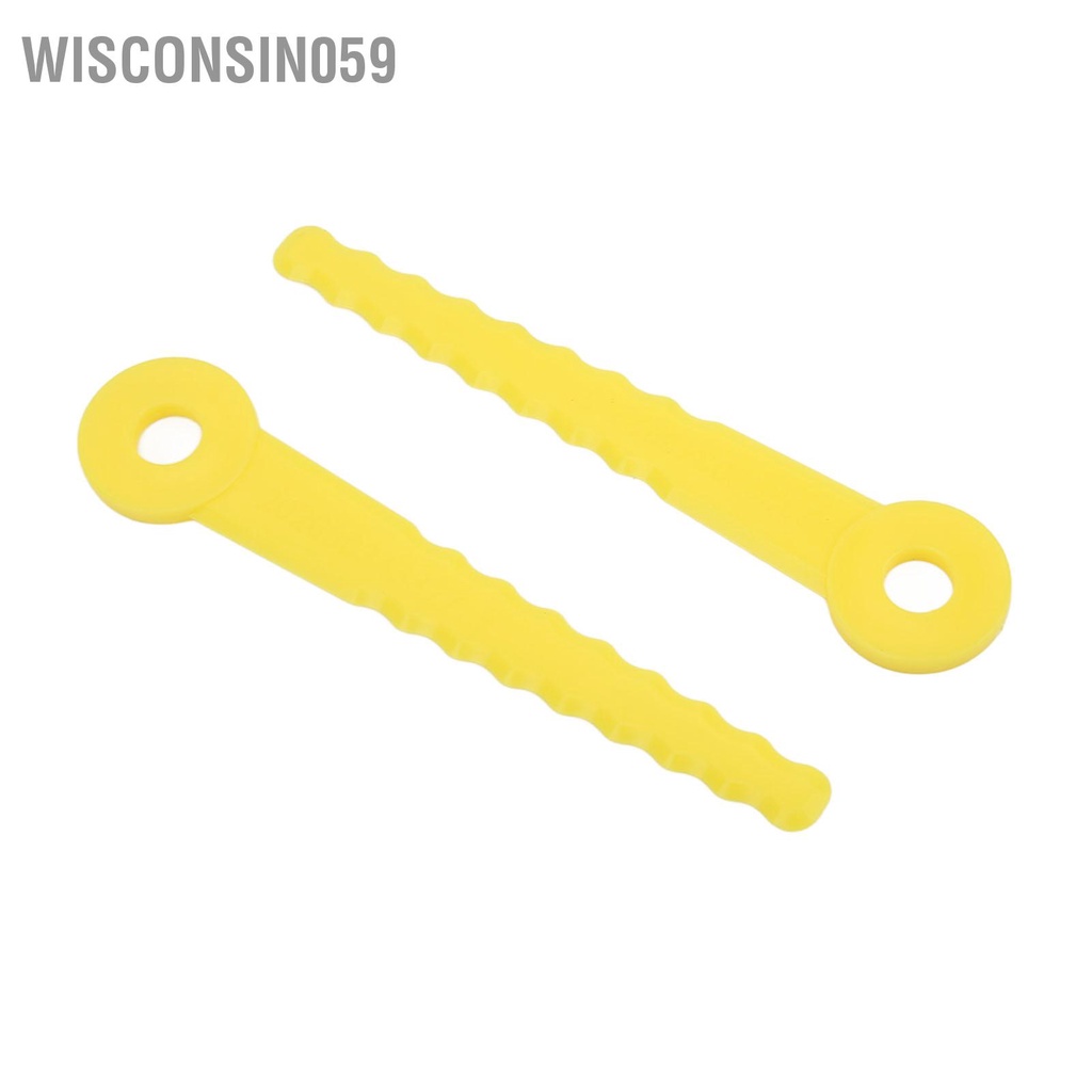 Wisconsin059 Máy cắt cỏ 50 cái Lưỡi bằng nhựa 8mm tỉa Đầu ABS L100 Set Kit