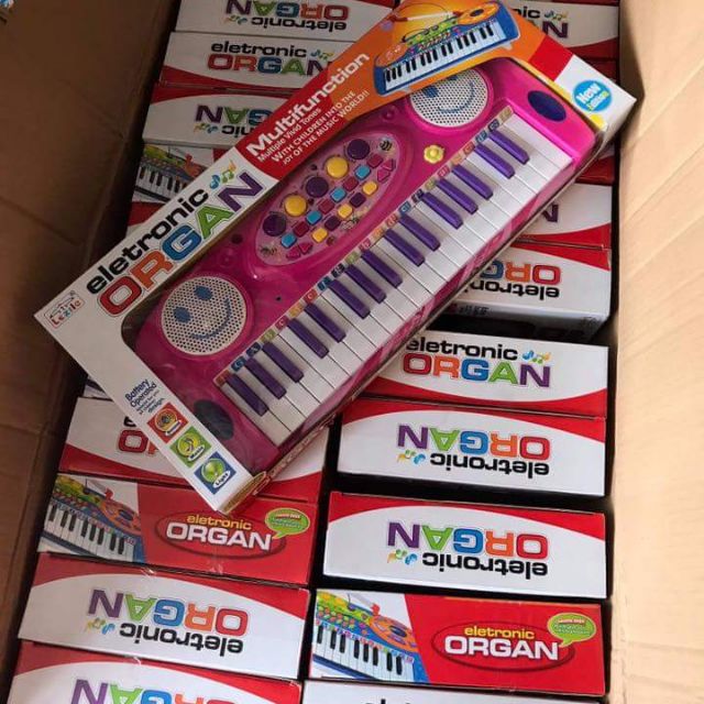 Đàn organ kèm mic