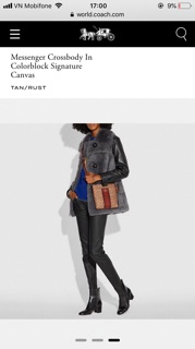 🆘RẺ VÔ ĐỊCH🆘Túi Coach Messenger in canvas