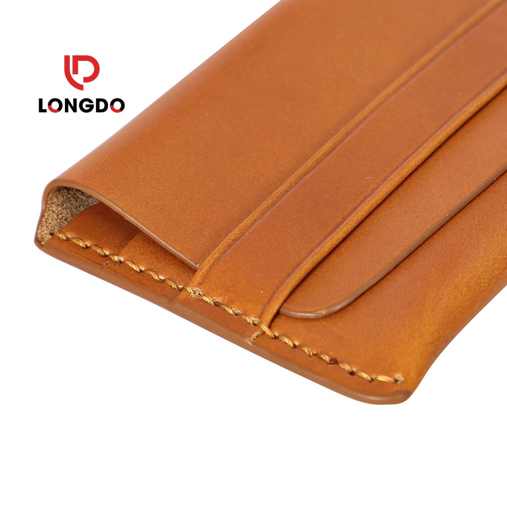 Ví đựng thẻ ATM - Cam kết 100% da bò thật nhập khẩu - Bảo hành 5 năm - Thương hiệu uy tín Longdo Leather - C01