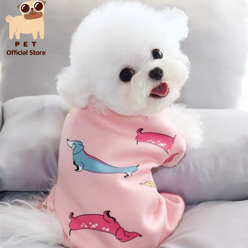 Jump mặc ngủ cho thú cưng, chó mèo Quần áo thun ấm áp cho thú cưng Pet Fashion Official Store